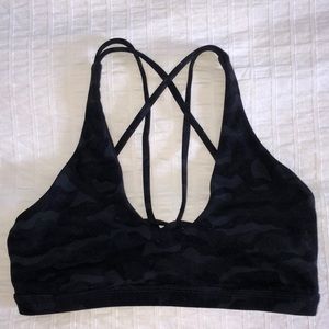 lululemon camo sports bra